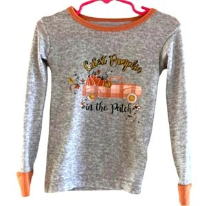 PJ ESSENTIALS Cutest Pumpkin in the Patch Long Sleeve Shirt Size 3T